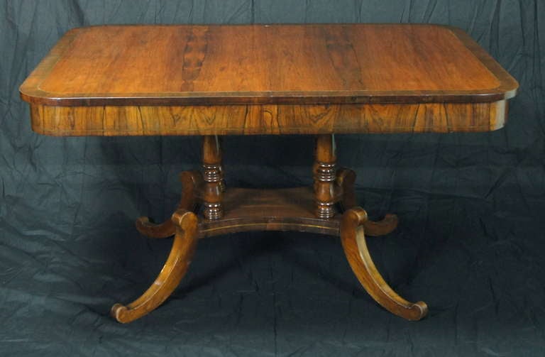 Regency Style Rosewood Dining/Library Table