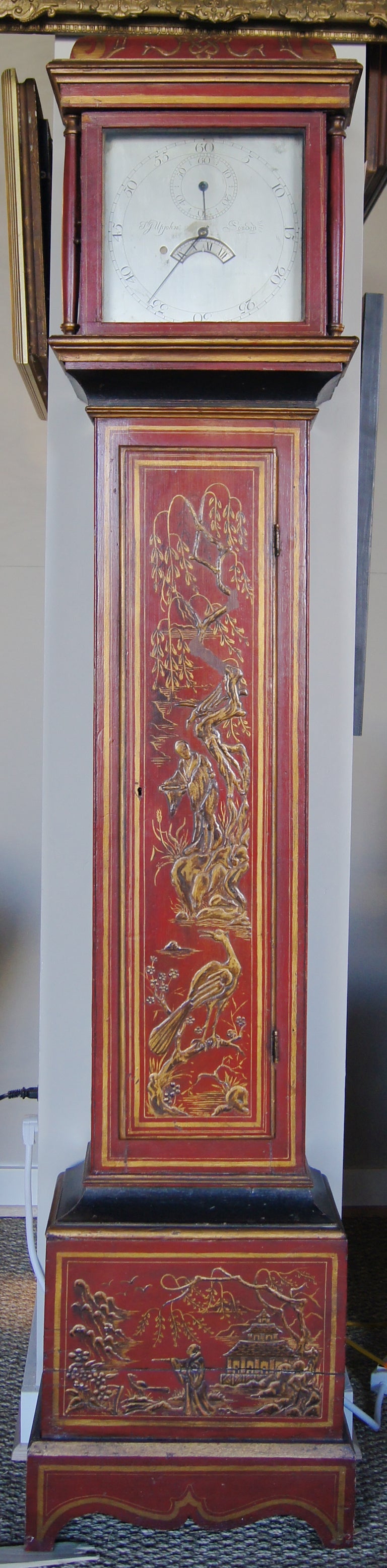 Unusually Small and Rare Tall Case London Regulator Clock at 1stDibs