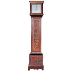 Unusually Small and Rare Tall Case London Regulator Clock 2