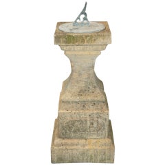 English Cast Stone Sundial