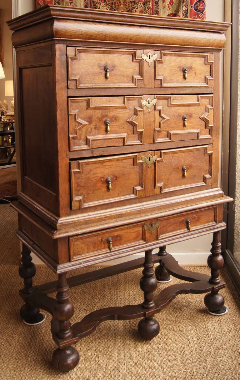 17th Century William and Mary Chest on Stand at 1stDibs | william and ...