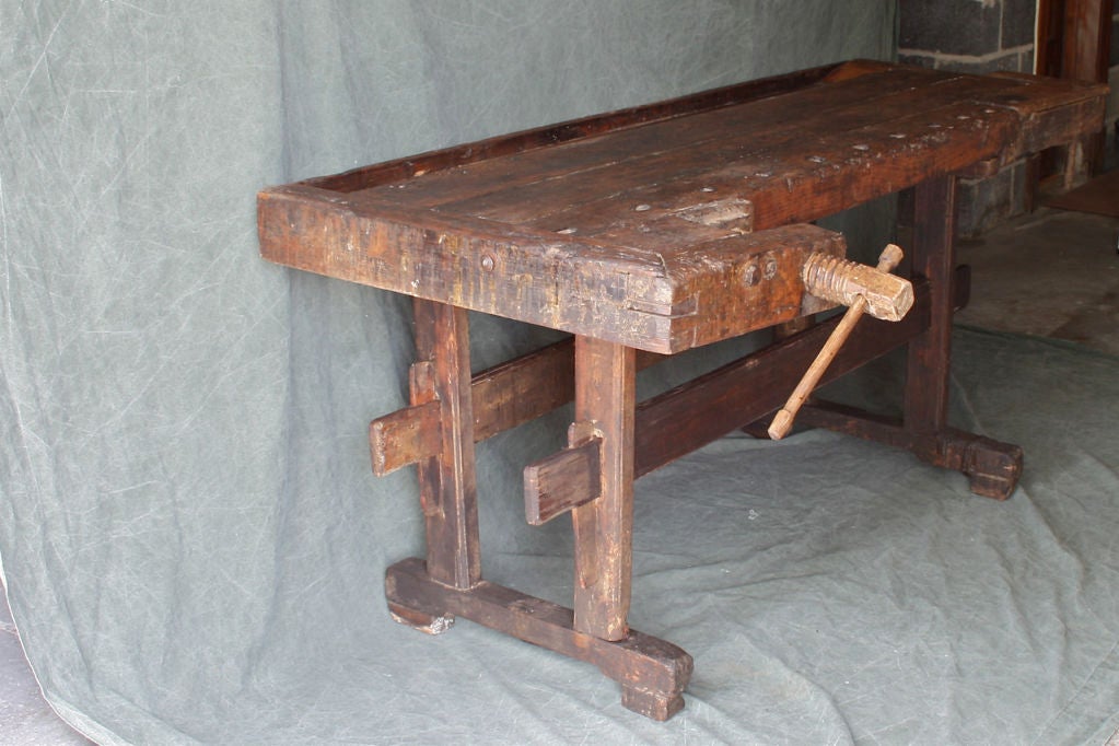 19th Century Antique Workbench