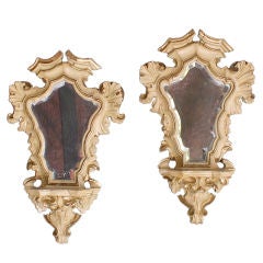 Pair of Italian Wall Brackets Antique Pair of Italian Wall Brackets