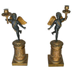 Pair of 19th Century French Candlesticks