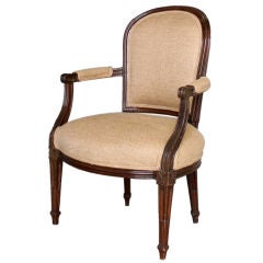 Early English Bergere in the French Taste