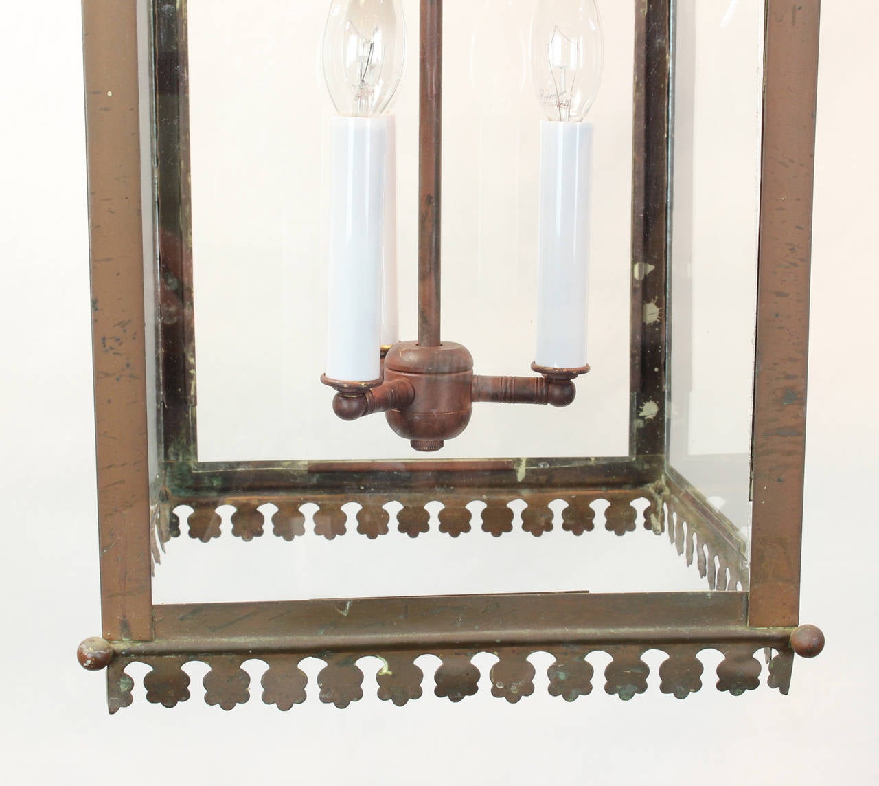 English Gothic Style Copper Lantern 2