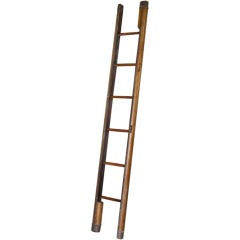 Antique 19th Century English Pole Ladder