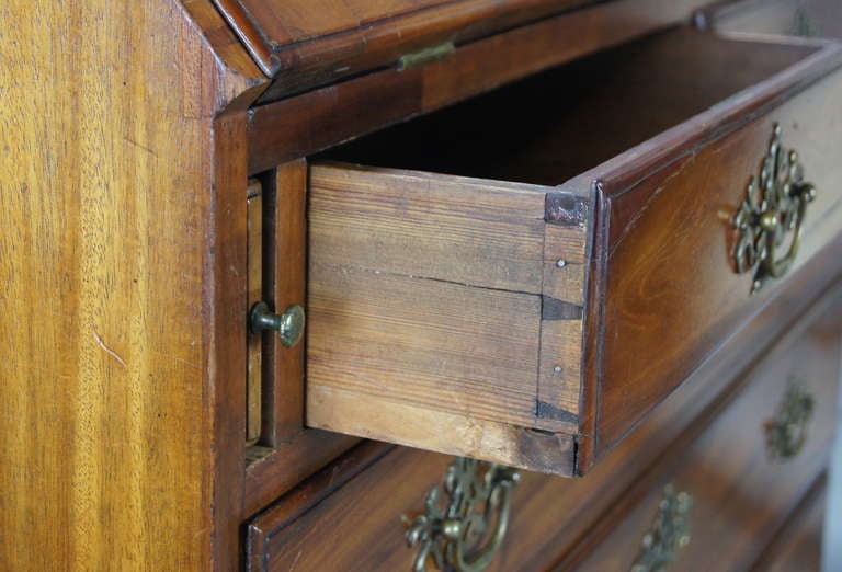 18th Century American Slant Front Desk 4