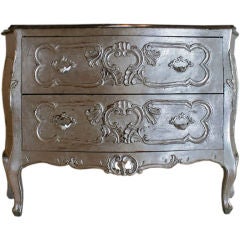 Silver Gilt Bombe Chest