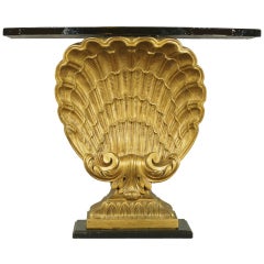 Hollywood Shell Console Table