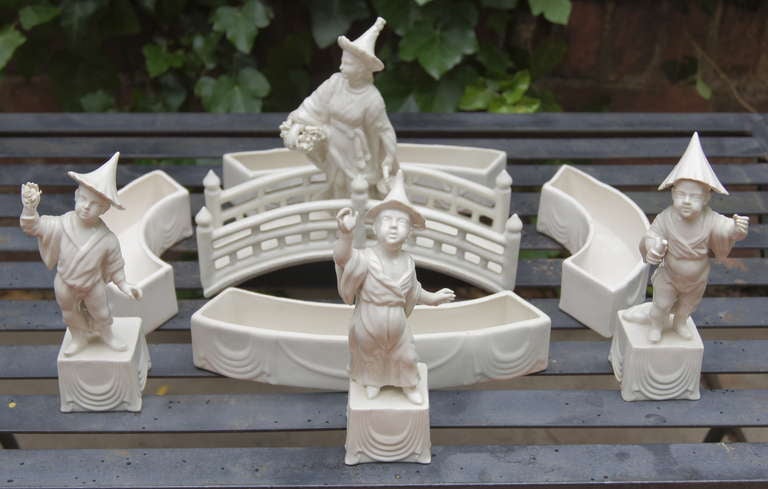 Chinoiserie Nymphemburg Style Figurine Table Decoration 1