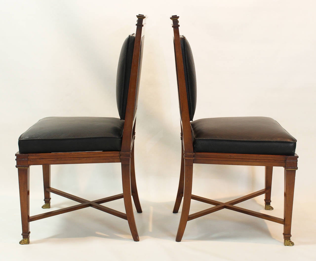 French Set of Eight Maison Jansen Dining Chairs