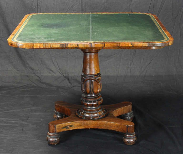 19th Century Stunning Pair of William IV Card Tables