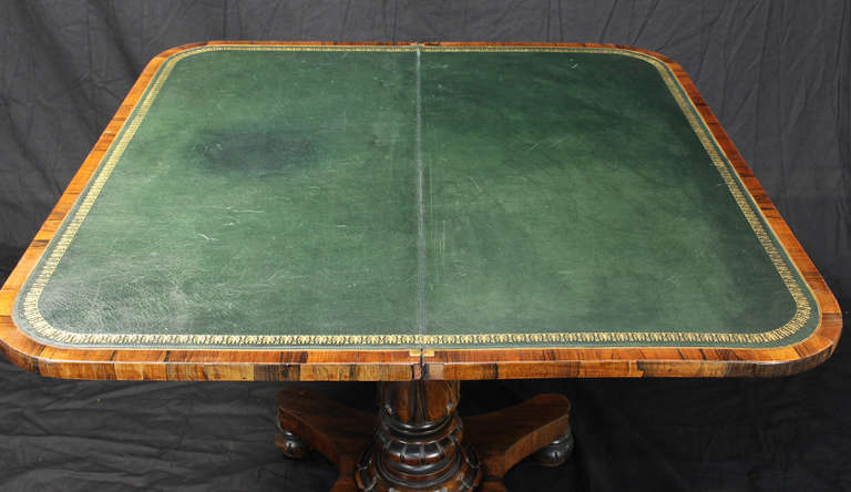 Wood Stunning Pair of William IV Card Tables