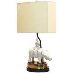 Chinese Blanc de Chine Table Lamp