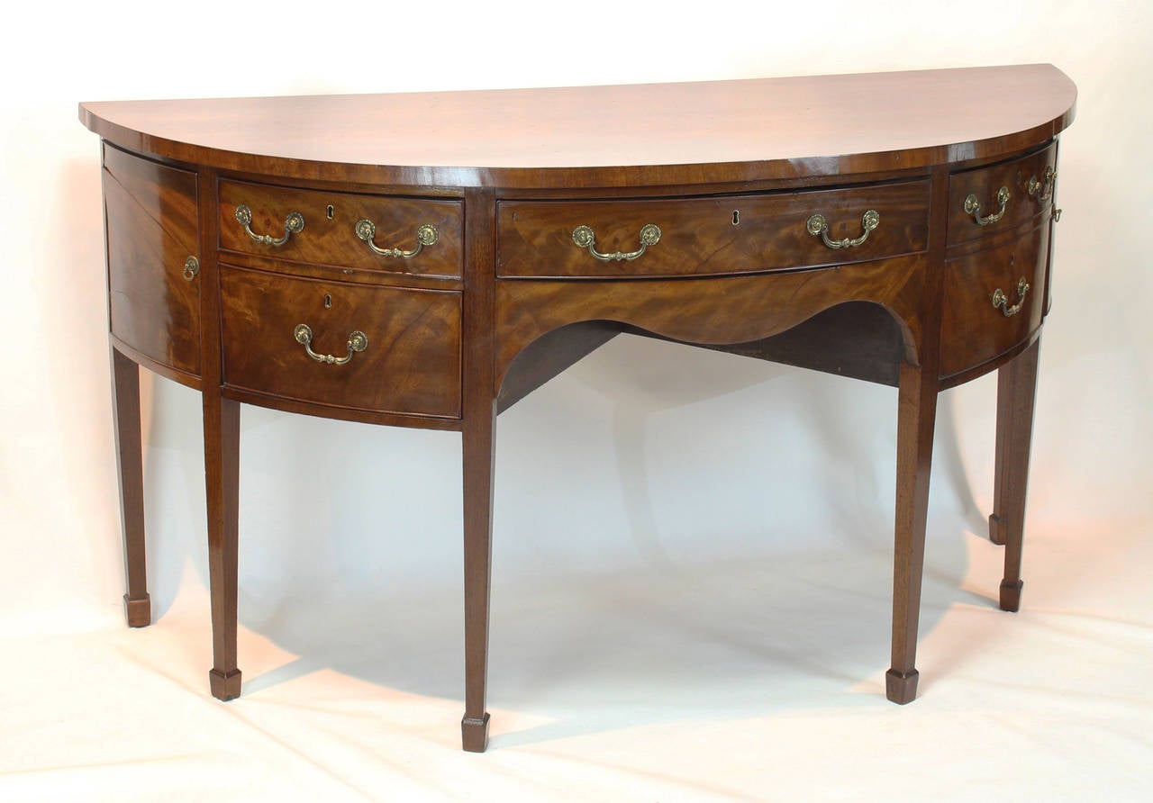 George III Demilune Sideboard