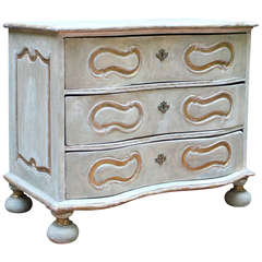 Swedish Baroque Painted Commode