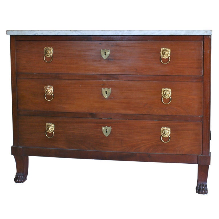 German Cherrywood Commode For Sale