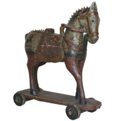 Antique Anglo-Indian Toy Horse