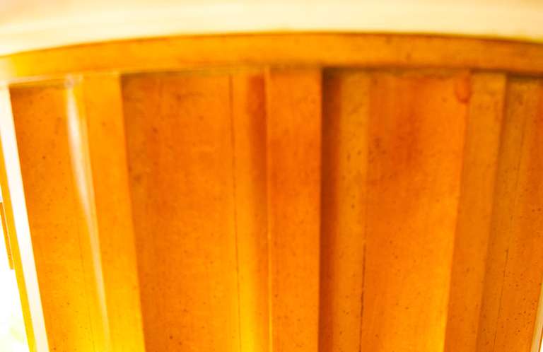 Column Side Table with Storage Compartment For Sale 2