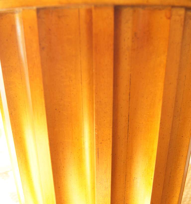 Column Side Table with Storage Compartment For Sale 3