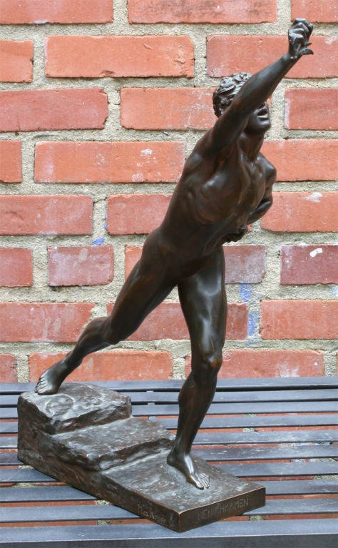 Bronze Statue of a Male Nude 2
