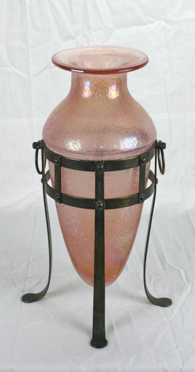 Glass Amphora Vase