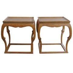 Pair of Chinese Inspired Occasional Tables