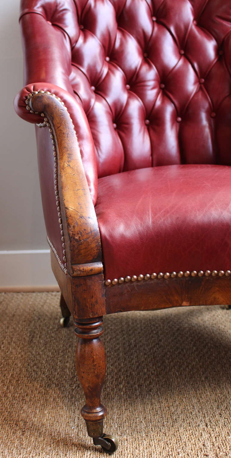 19th Century English Library Chair 3