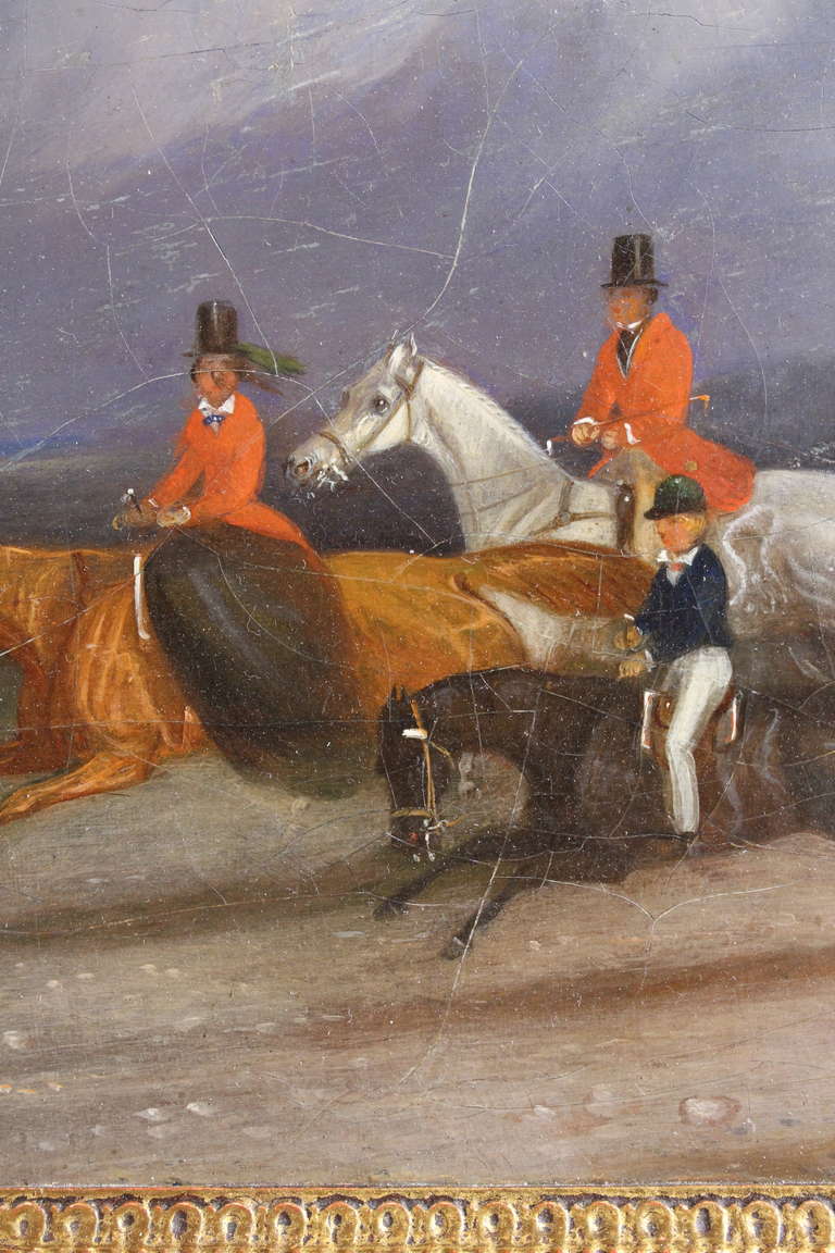 English Sporting Painting In Good Condition In Kilmarnock, VA