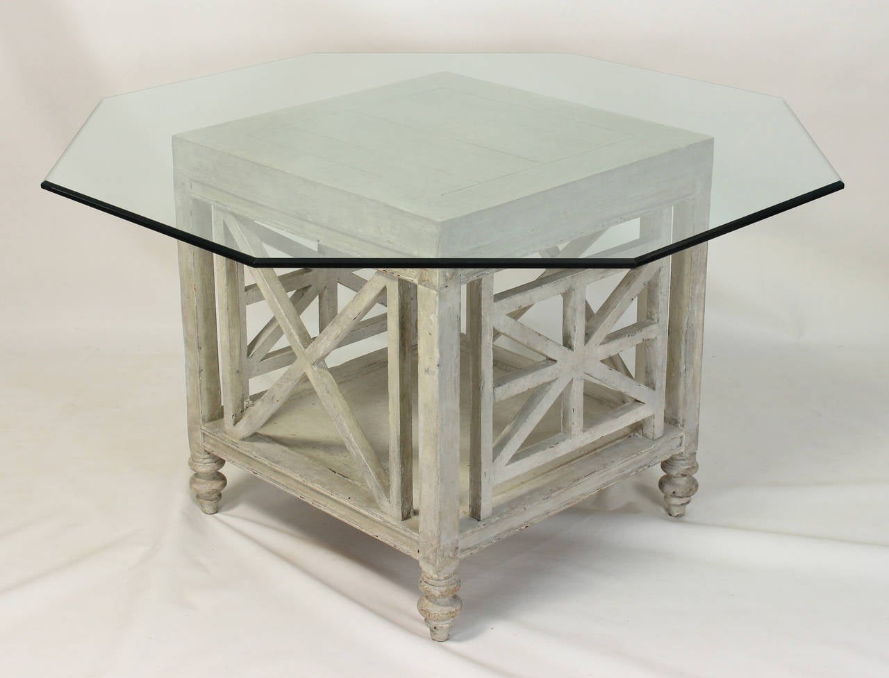 Chinese Chippendale Marble-Top Center Table 2