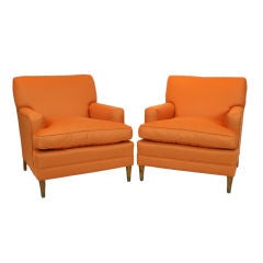 Pair of Classic Mid-Century Club Chairs