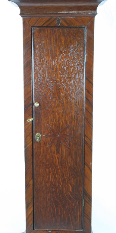 Oak English Tall Case Clock
