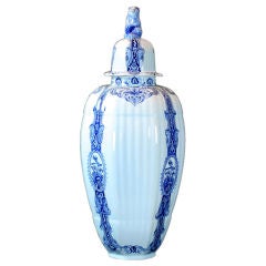 Monumental Tiffany & Co. Faience Covered Jar 3