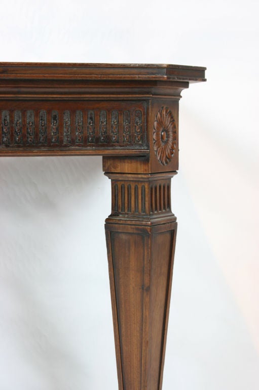 Pair of Mahogany Wall Mounted Console Tables 3
