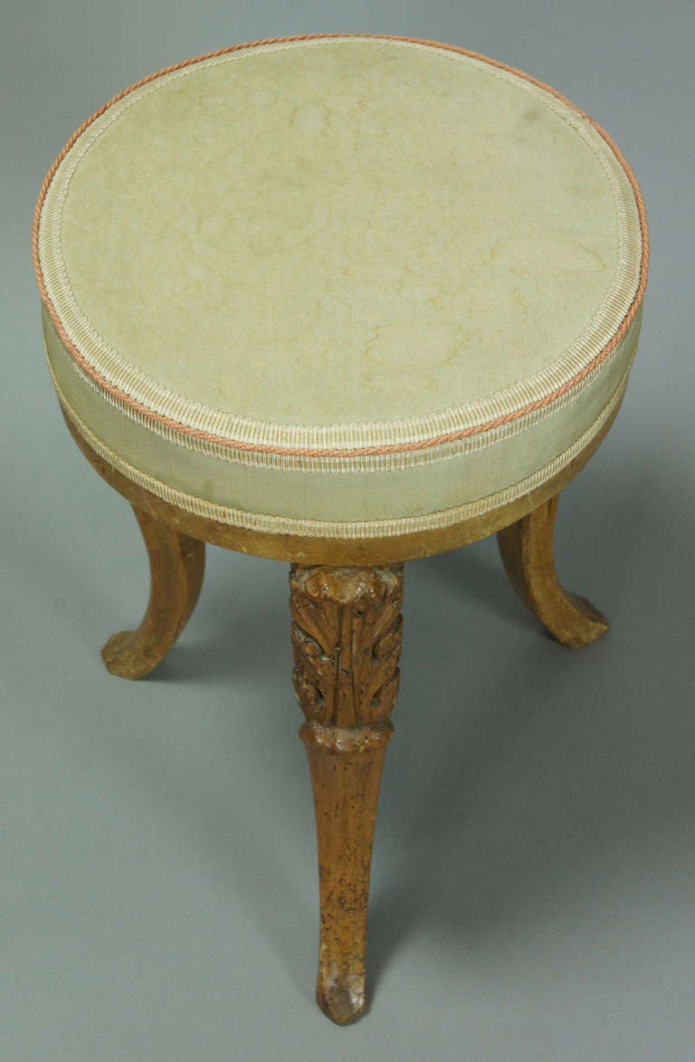 19th C. Italian Neoclassic Stool at 1stDibs