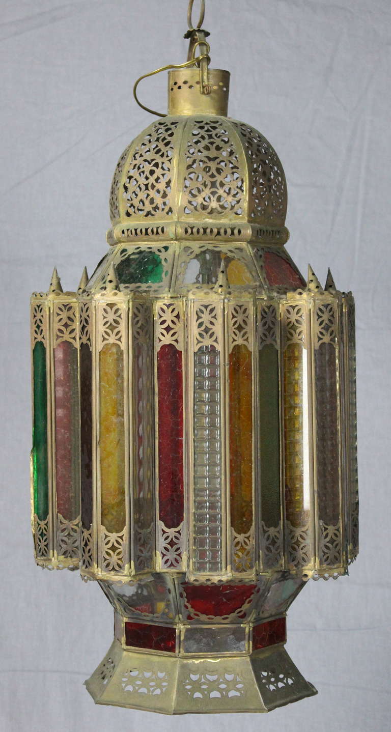 Large Moroccan Lantern In Good Condition In Kilmarnock, VA
