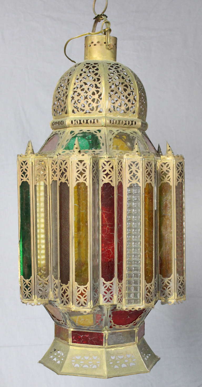 Mid-20th Century Large Moroccan Lantern