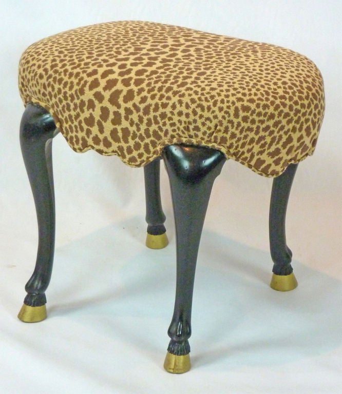 American Animal Leg Footstool