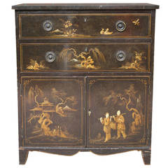 Early 19th Century English Chinoiserie Decorated Cabinet 6