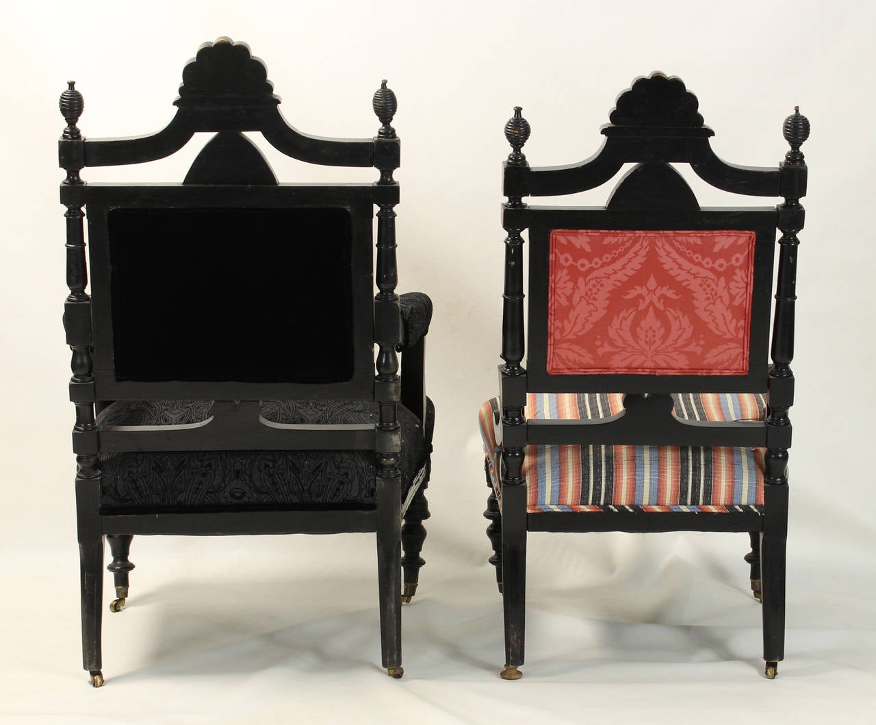 Great Britain (UK) Pair of English High Victorian Chairs
