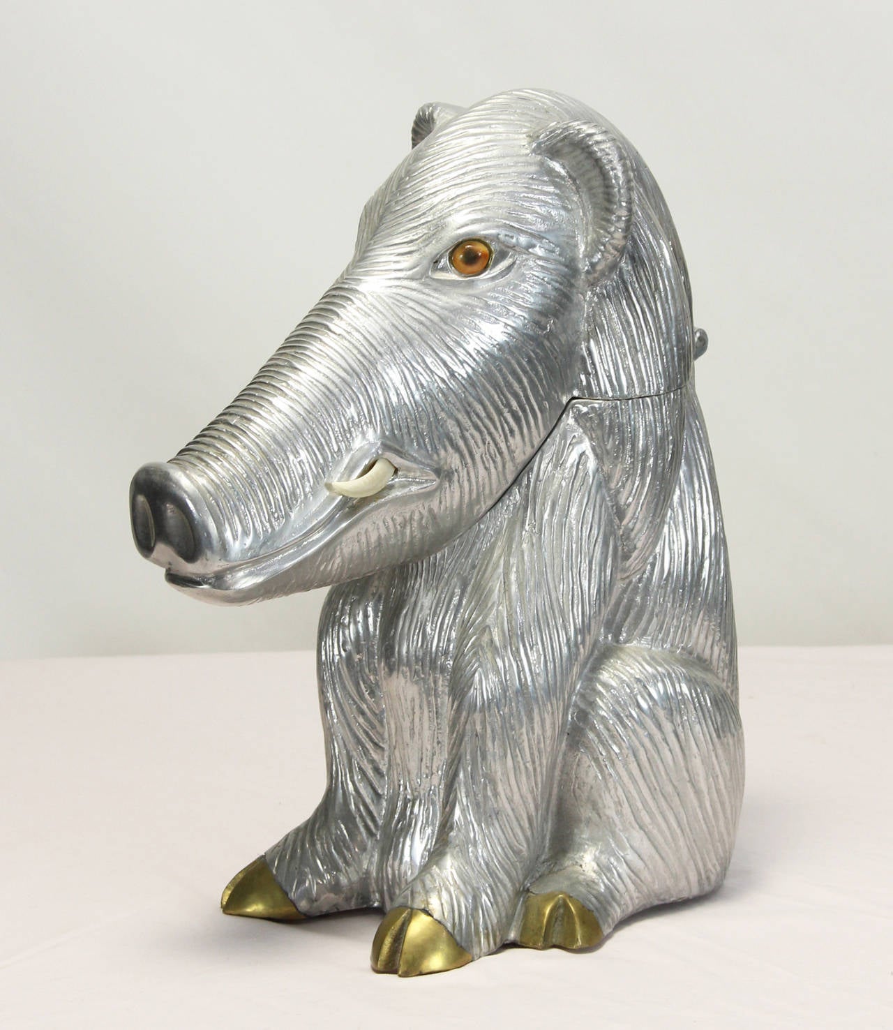 Chinese Warthog Wine Cooler by Arthur Court