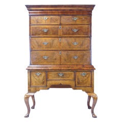 18th Century English George I Chest on Stand
