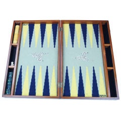 Needlepoint Backgammon Set