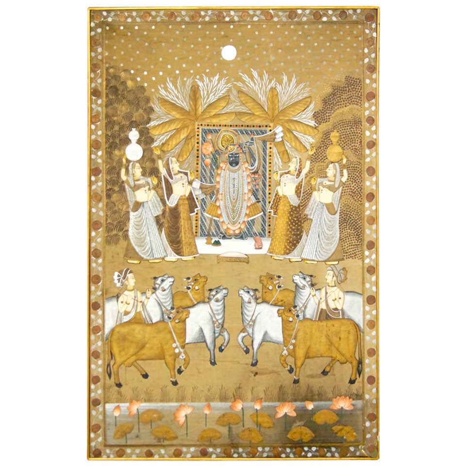 Indian Painting on Silk