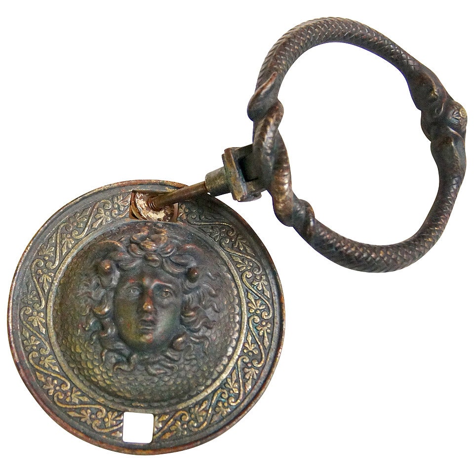 Cast Bronze Medusa Door Knocker