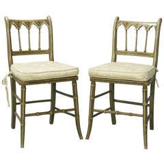 Pair of Gothic Revival Chairs