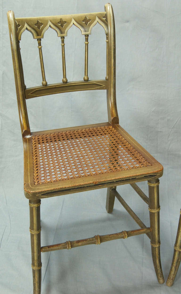 Pair of Gothic Revival Chairs 2