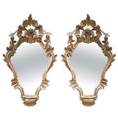 Pair of Venetian Style Mirrors