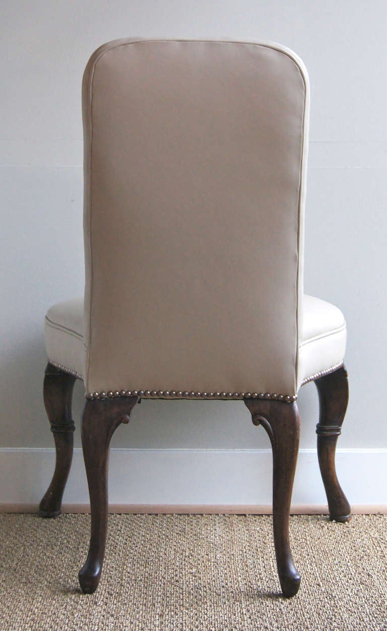 Wood Elegant Leather Desk Chair
